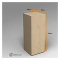Display Plinth 1000mm by 400mm by 900mm High in Birch Plywood