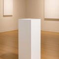 Display Plinth 300mm by 300mm by 1100mm High in Gallery White Lacquer