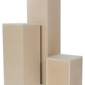Display Plinth 300mm by 300mm by 1100mm High in Solid Ash