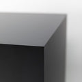 Display Plinth 300mm by 300mm by 900mm High in Matt Black Lacquer