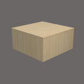 Display Plinth 300mm by 300mm by 900mm High in Solid Ash