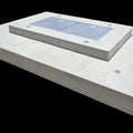 Display Plinth 400mm by 400mm by 1400mm High in Polished Concrete