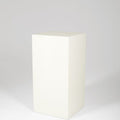 Display Plinth 600mm by 600mm by 1100mm High in Gallery White Lacquer