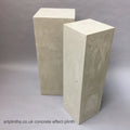 Display Plinth 600mm by 600mm by 900mm High in Polished Concrete