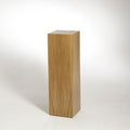 Display Plinth 600mm by 600mm by 900mm High in Solid Oak