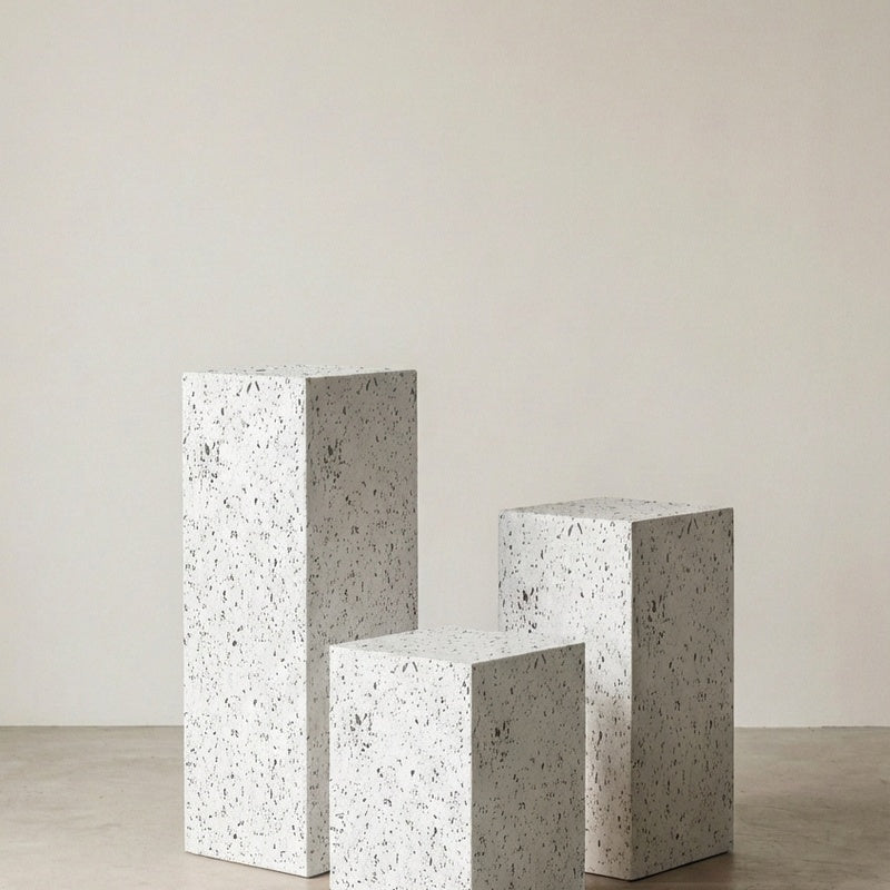 Display Plinth 800mm by 400mm by 900mm High in Terrazzo