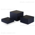 Display Riser 200mm Square by 150mm High in Matt Black Lacquer