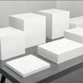 Display Riser 300mm Square by 200mm High in Gallery White Lacquer