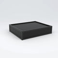 Display Riser 300mm Square by 400mm High in Matt Black Lacquer