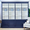 Four Bay Collection Display Wall 1200mm Wide in Gallery White Lacquer