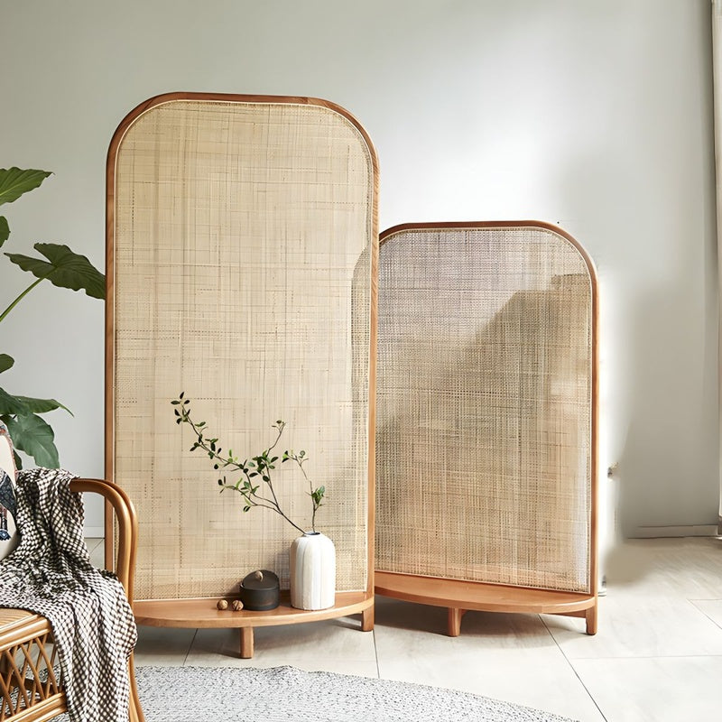 Freestanding Plant Room Divider in Solid Ash
