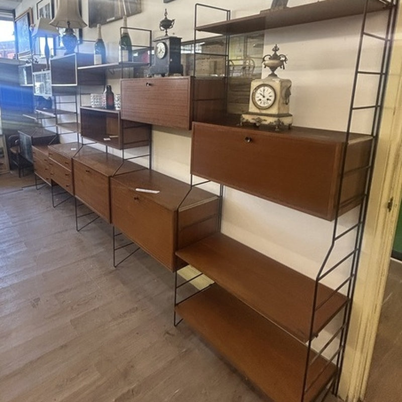 Six Bay Watch and Small Object Display Wall in Birch Plywood