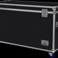 Touring Exhibition Case 800mm by 500mm by 1600mm High with a Flight Crate in Matt Black Lacquer